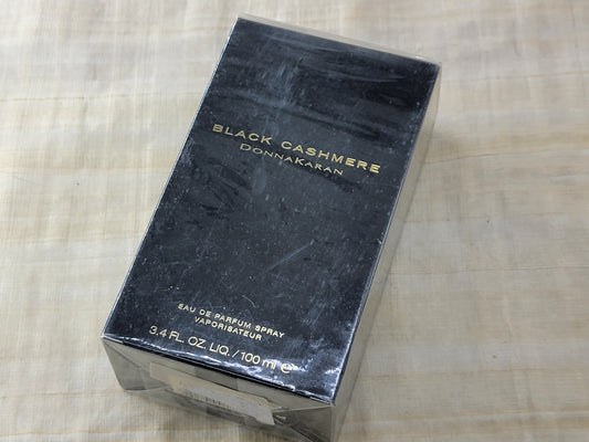 Black Cashmere Donna Karan EDP Spray 100 ml 3.4 oz OR 50 ml 1.7 oz, Vintage, Rare, Sealed