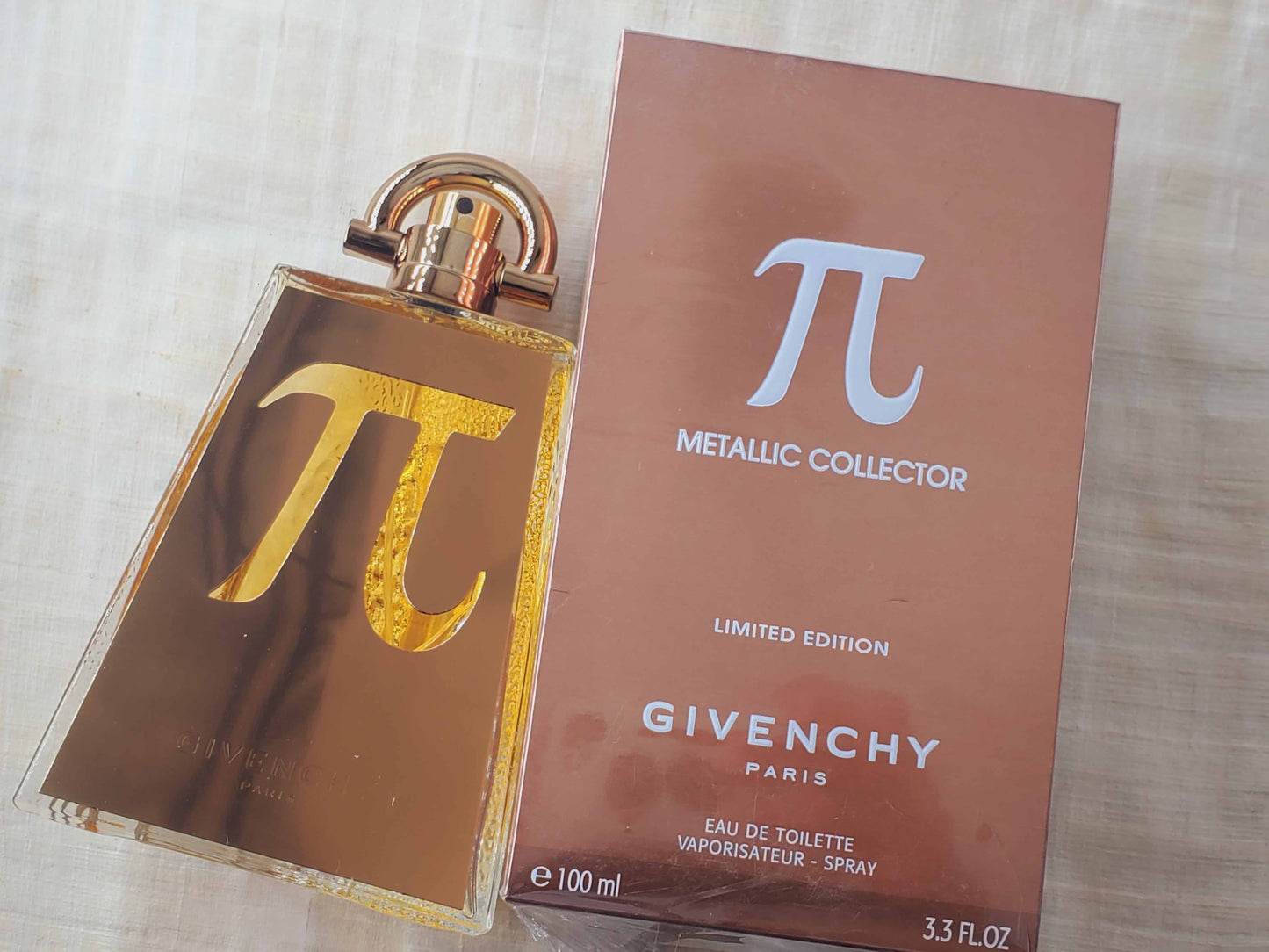 Pi Metallic Collector Givenchy for men EDT Spray 100 ml 3.4 oz, Vintage, Rare