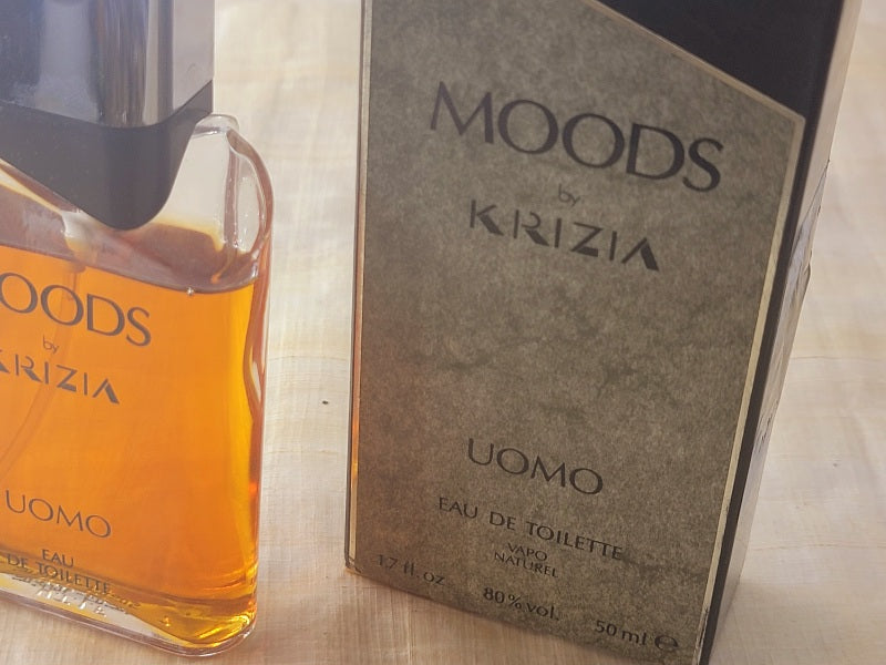 Moods by Krizia Uomo for men EDT Spray Bundle 50 ml 1.7 oz x 2, Vintage, Rare