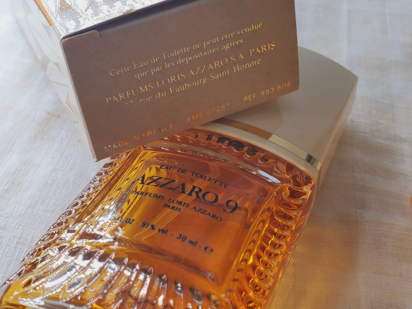 Azzaro 9 Loris Azzaro for women EDT 30+50ml 2.6 oz 2 Pcs, Vintage, Rare, As Pic