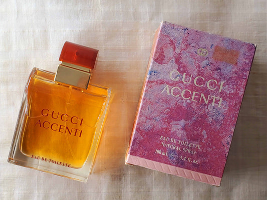 Gucci Accenti for woman EDT Spray 100 ml 3.4 oz OR 50 oz 1.7 oz, Vintage, Rare