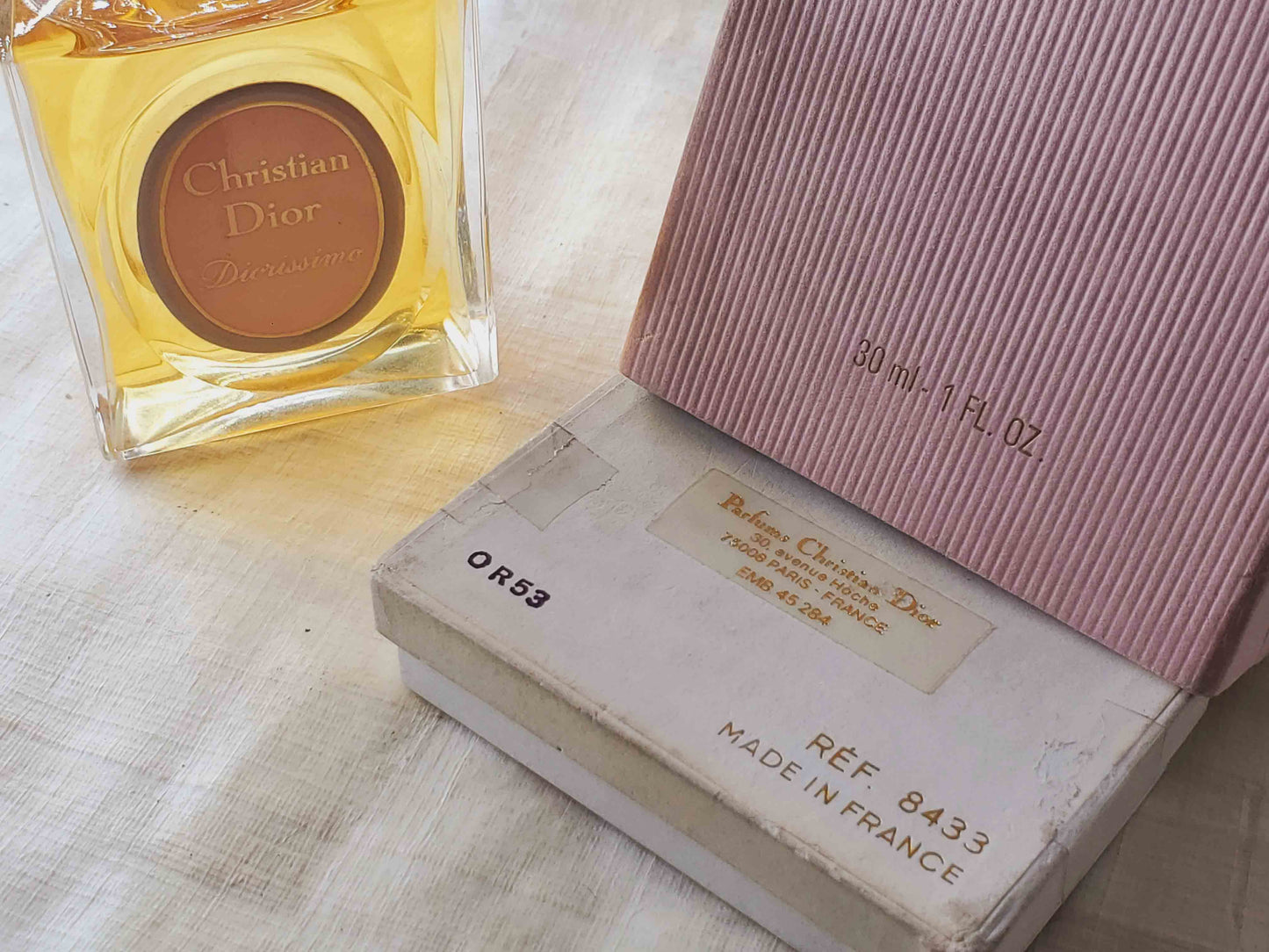 Diorissimo Extrait de Parfum Christian Dior for women Splash 30 ml 1 oz, Vintage, Rare