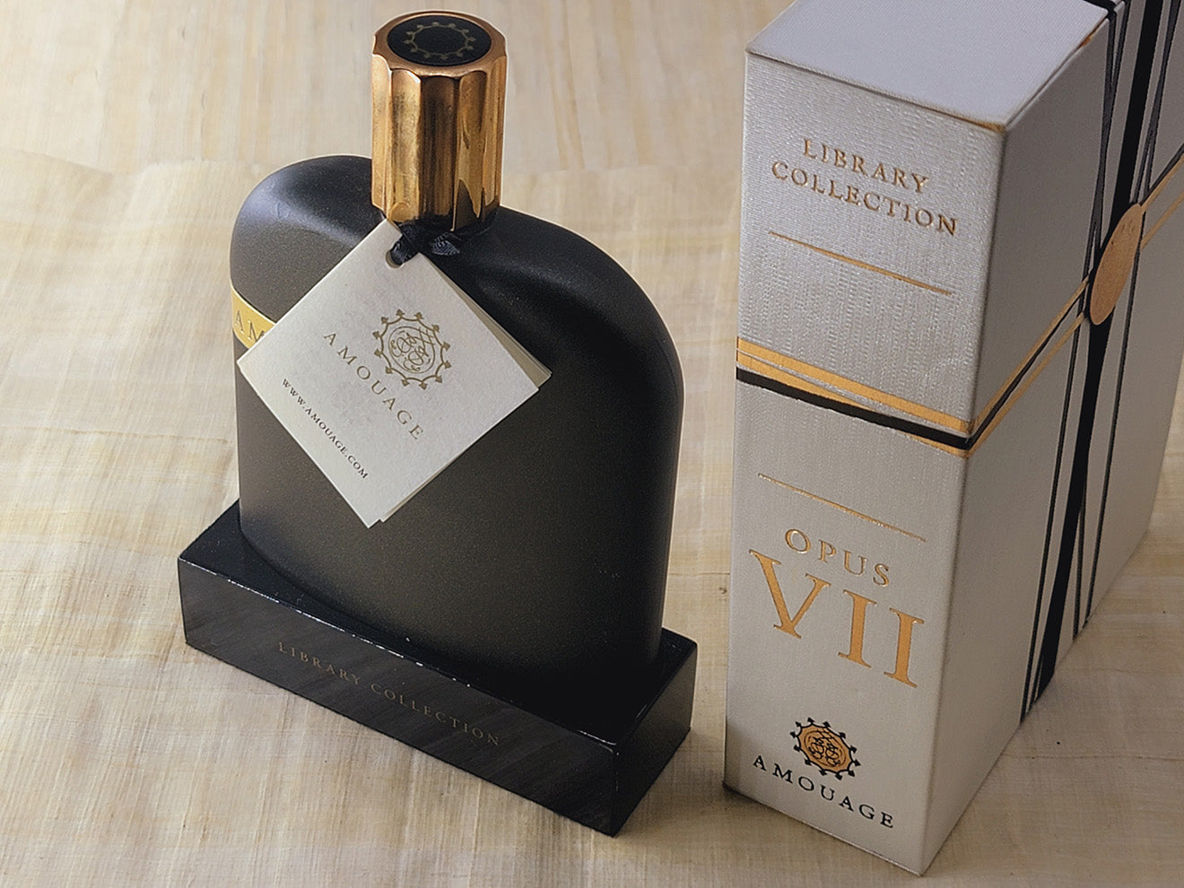 The Library Collection Opus VII Amouage Unisex Spray 100 ml 3.4 oz, First Edition Oman Vintage, Rare, As Pics