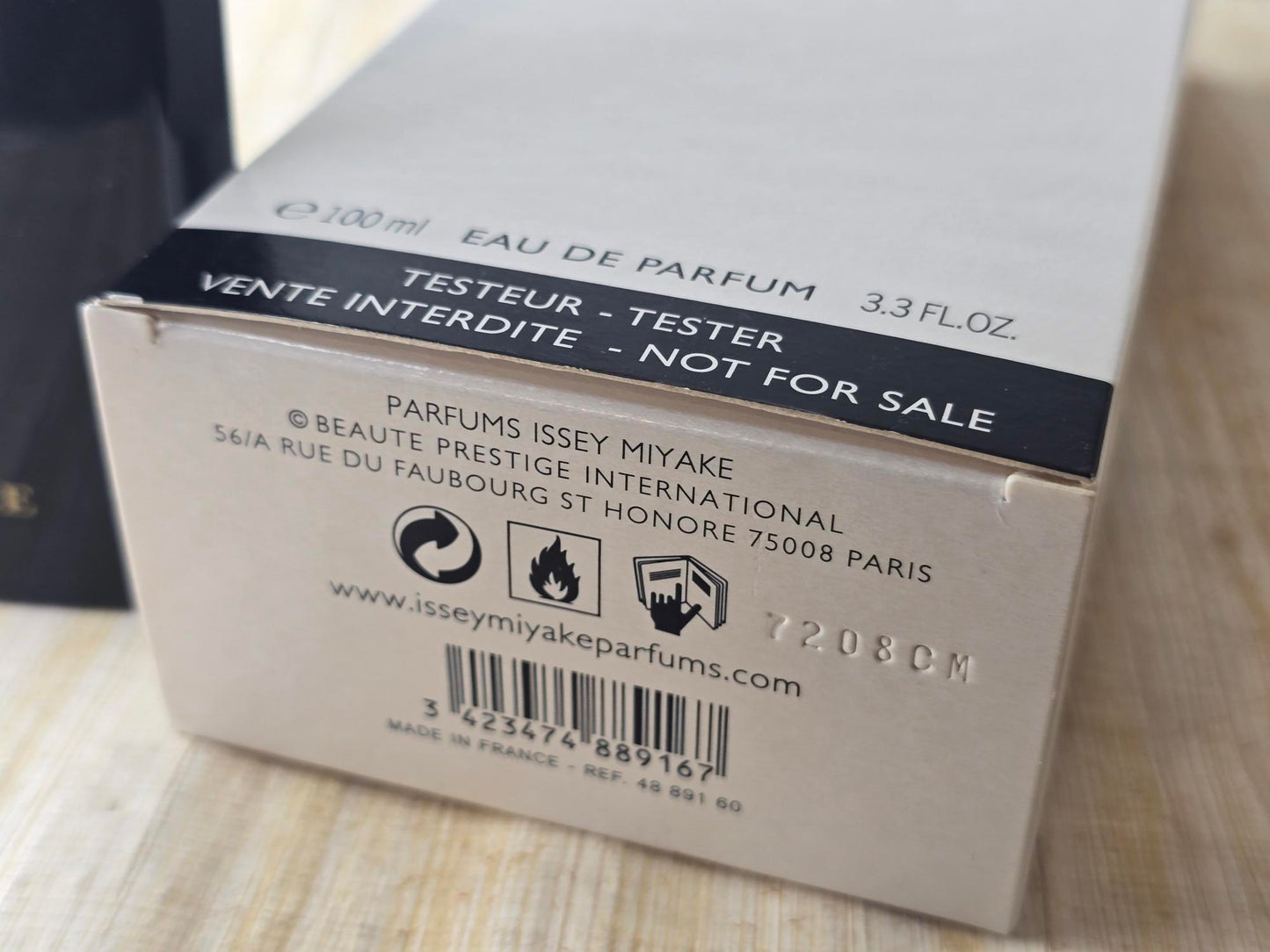 L’Eau d’Issey Pour Homme Or Encens Issey Miyake for men EDP Spray 100 ml 3.4 oz – Rare, Vintage, Tester