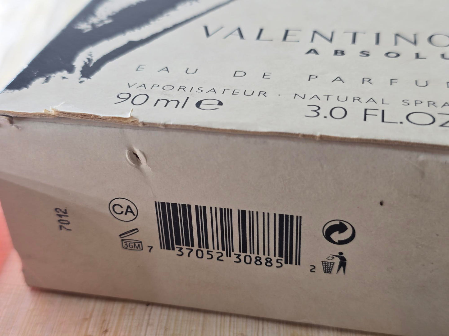 V Absolu by Valentino for women EDP Spray 90 ml 3 oz OR 50 ml 1.7 oz OR 30 ml 1 oz, Vintage, Rare