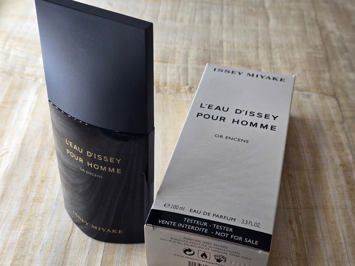 L’Eau d’Issey Pour Homme Or Encens Issey Miyake for men EDP Spray 100 ml 3.4 oz – Rare, Vintage, Tester