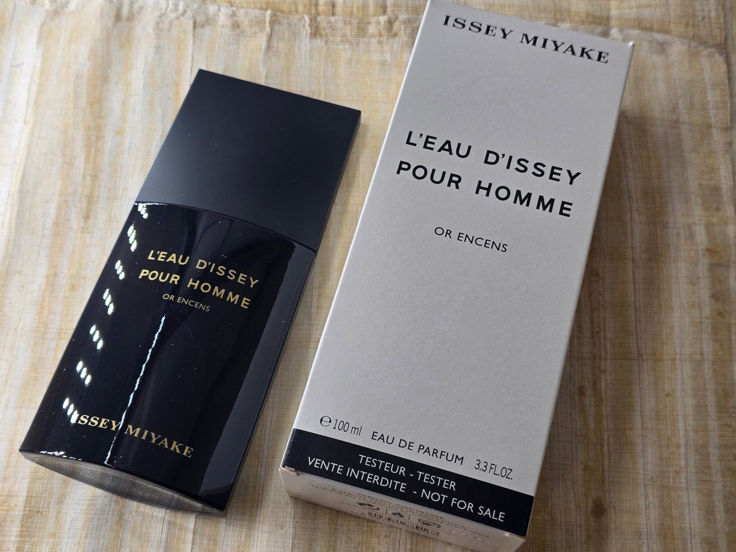 L’Eau d’Issey Pour Homme Or Encens Issey Miyake for men EDP Spray 100 ml 3.4 oz – Rare, Vintage, Tester