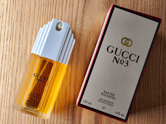 Gucci N.3 Gucci EDT Spray 120 ml 4 oz OR 100 ml 3.4 oz OR 60 ml 2 oz, Vintage, rare