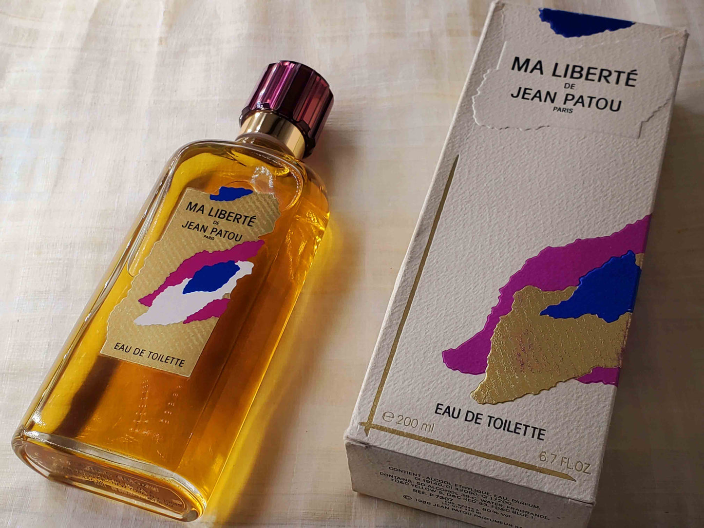 Ma Liberte Jean Patou for women EDT 200 ml 6.8 oz Splash OR 100 ml 3.4 oz Spray Or 50 ml 1.7 oz, Vintage, Rare