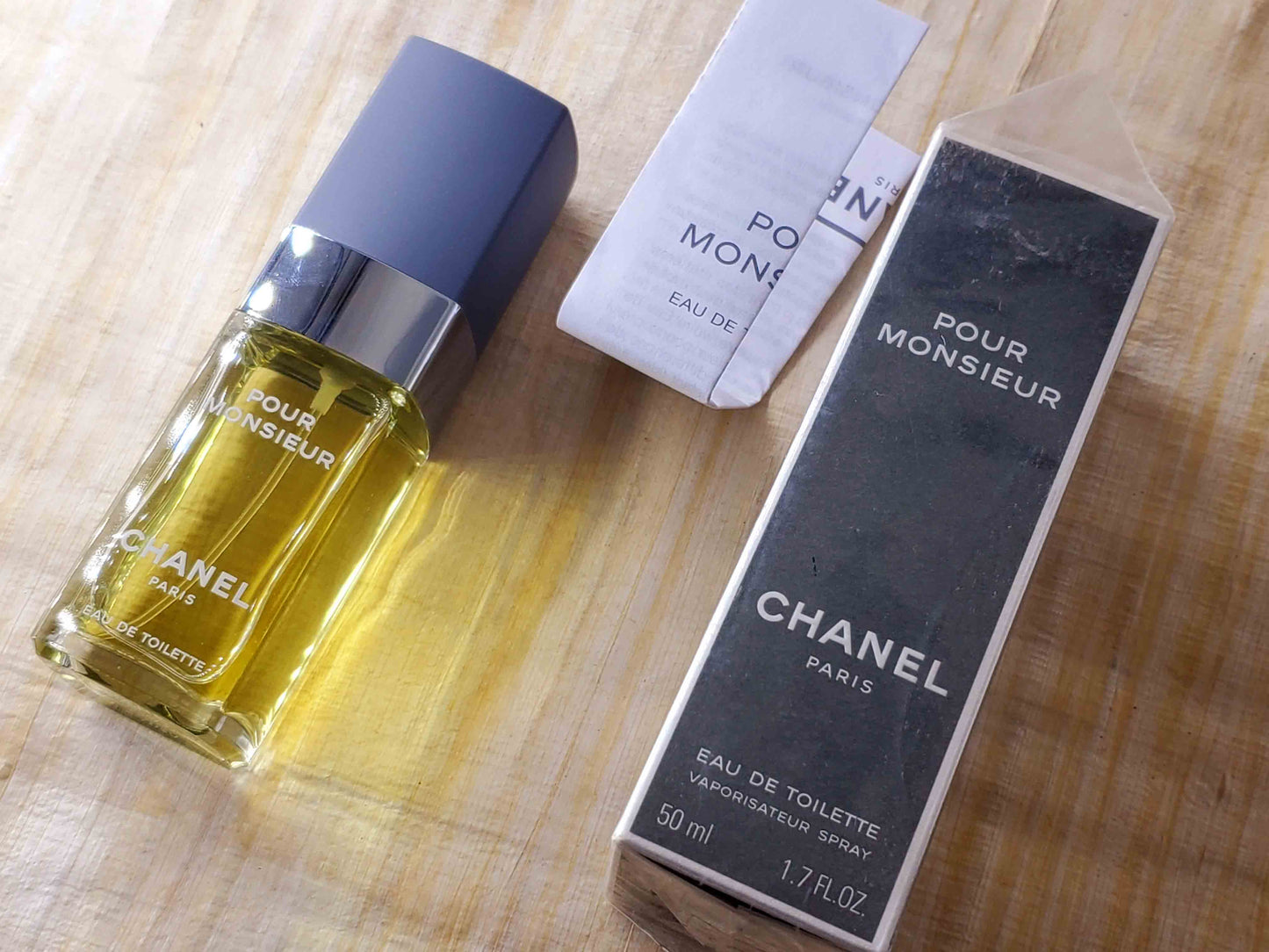 Pour Monsieur Chanel for men EDT Spray 50 ml 1.7 oz, Vintage 1995, Rare