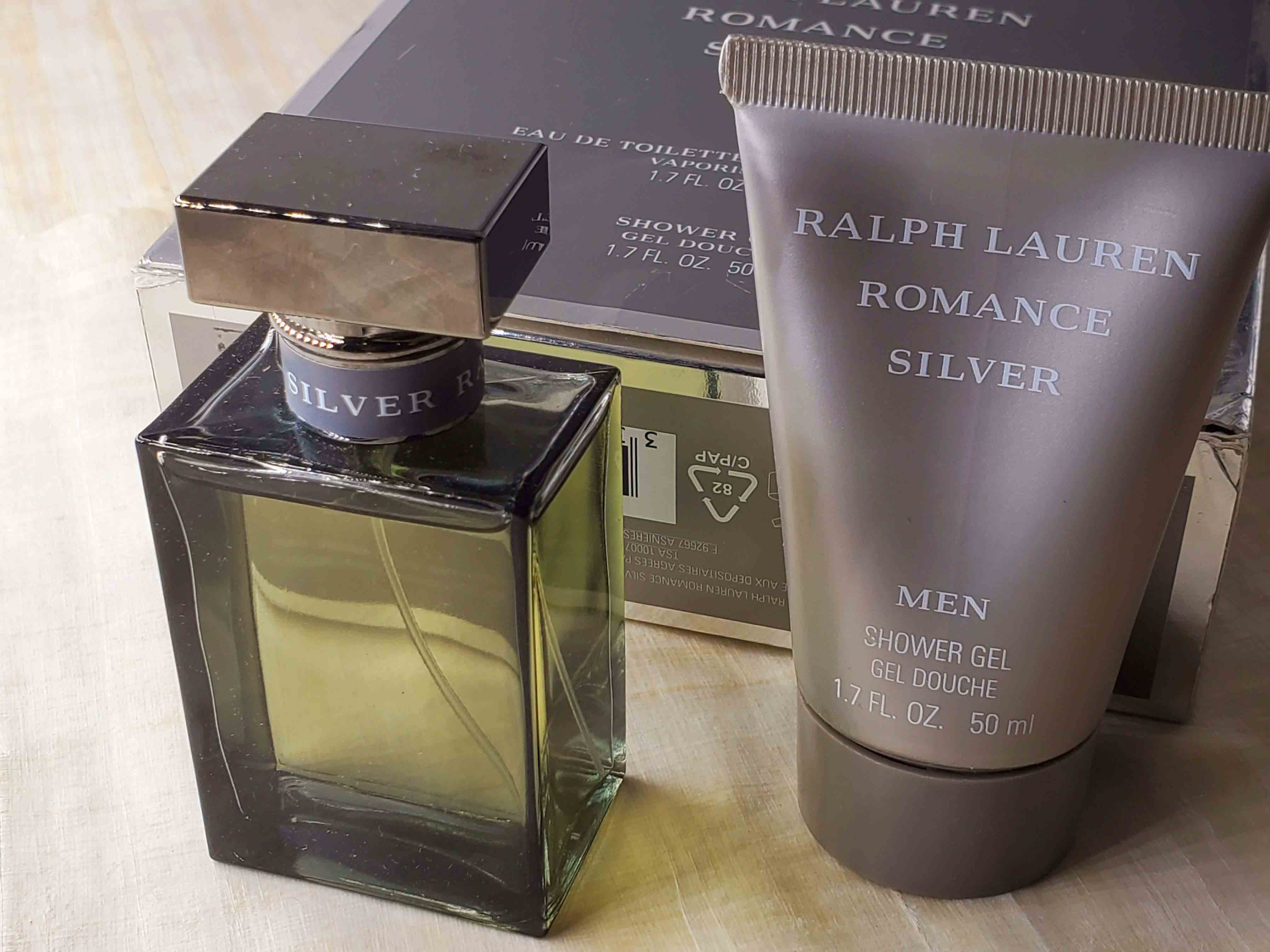 Romance Silver Ralph Lauren for men EDT Spray 50 ml 1.7 oz +