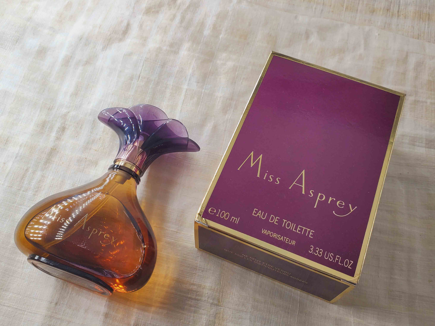 Miss Asprey for women EDT Spray 100 ml 3.4 oz, Vintage, Rare, Same photos