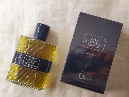 Christian Dior Eau Sauvage Parfum (First Edition) for men EDP Spray 100 ml 3.4 oz OR 50 ml 1.7 oz, Rare, Vintage