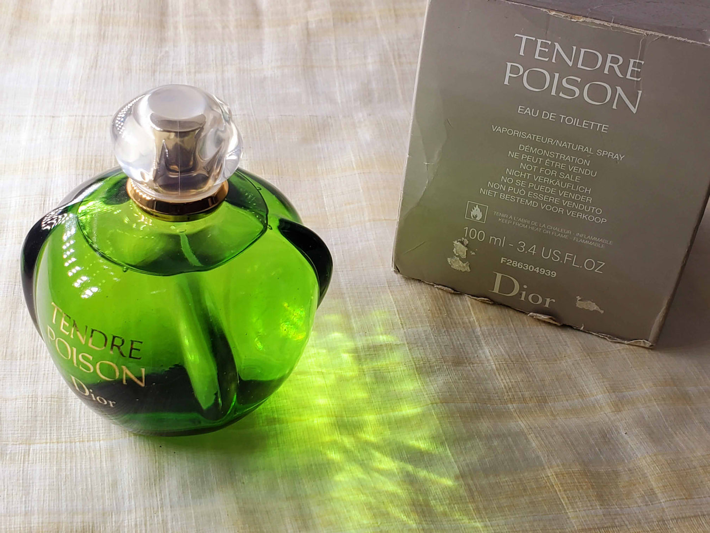 Tendre Poison Christian Dior EDT Spray 100 ml 3.4 oz, Vintage, Rare, TESTER Same photos