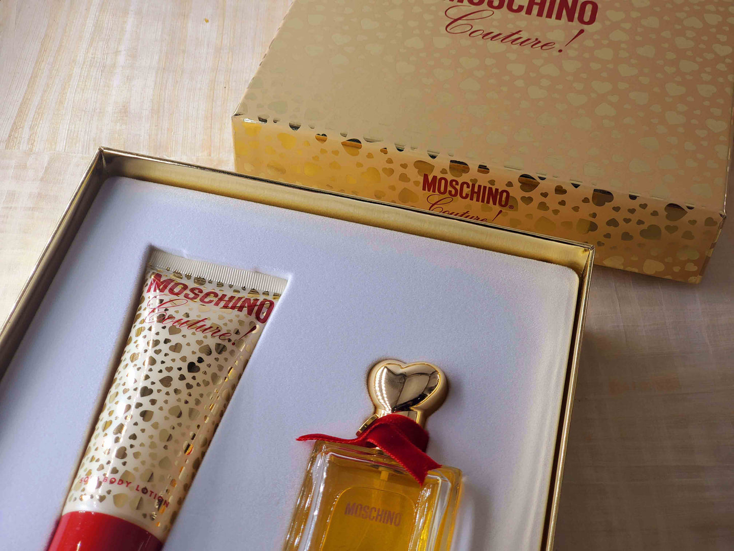 Couture! Moschino for women EDP Spray 100 ml 3.4 oz OR 50 ml 1.7 oz, Rare, Vintage, SET