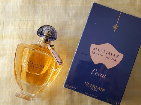 Guerlain Shalimar Parfum Initial L'Eau for women EDT Spray 100 ml 3.4 oz, Vintage, Rare, Sealed