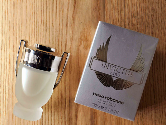 Invictus Aqua 2016 Paco Rabanne for men EDT Spray 100 ml 3.4 oz, Vintage, Rare, Sealed