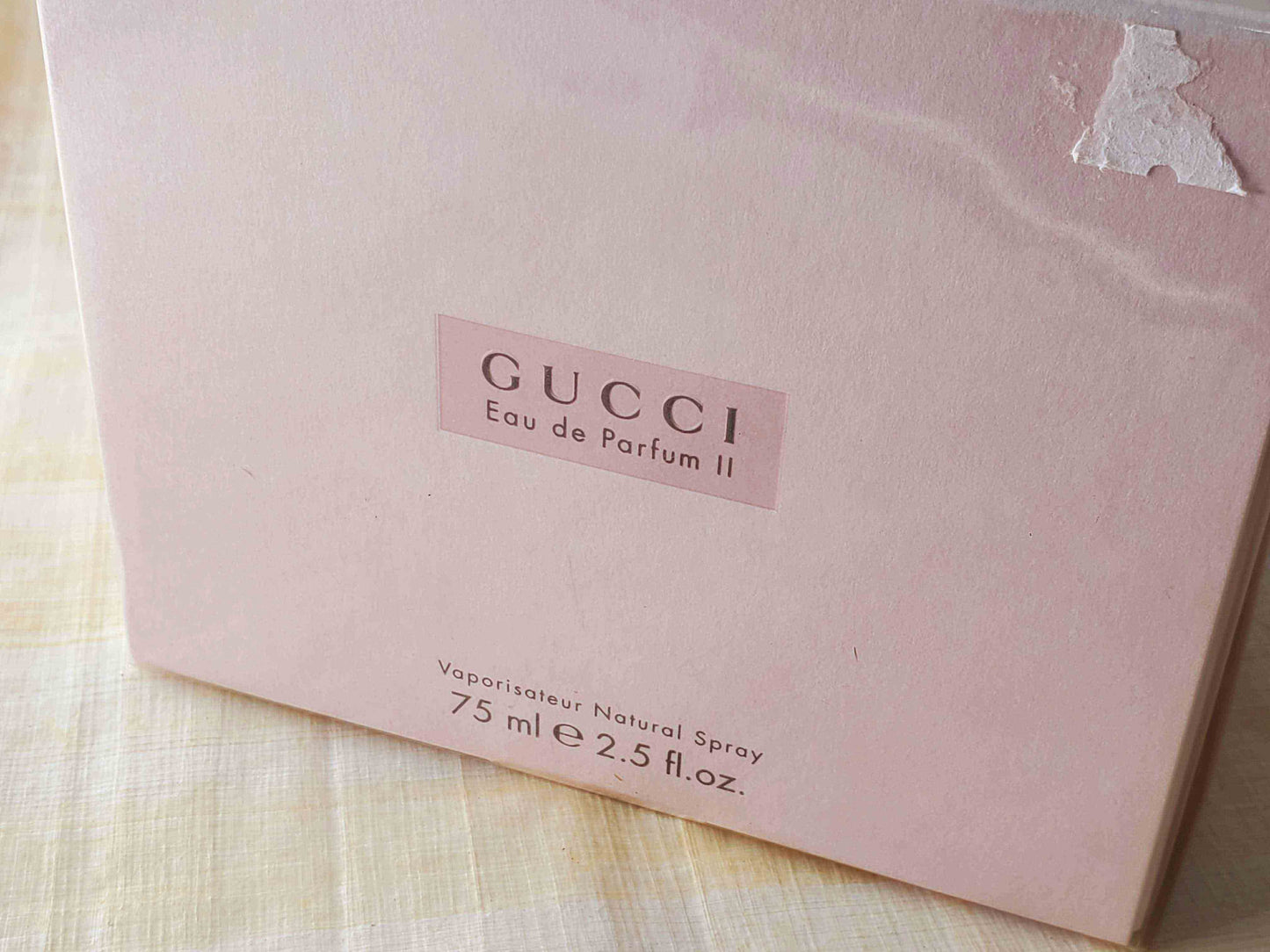 Gucci II for women EDP Spray 75 ml 2.5 oz OR 50 ml 1.7 oz, Vintage, Rare, Sealed Box Authentic