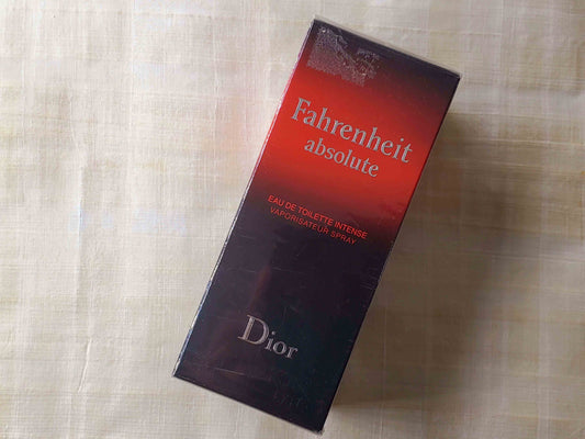 Fahrenheit Absolute Christian Dior for men EDT Spray 50 ml 1.7 oz, Rare, Vintage First Edition 2009