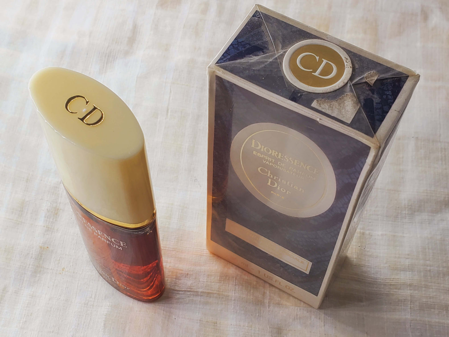 Vtg Christian Dior Paris Parfum Gift Set