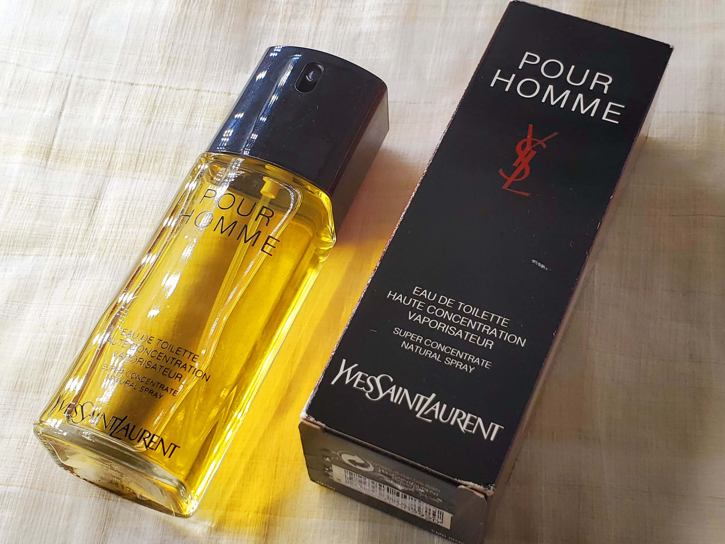 Yves Saint Laurent Pour Homme Haute Concentration for men EDT Spray 100 ml 3.4 oz, Rare, Vintage