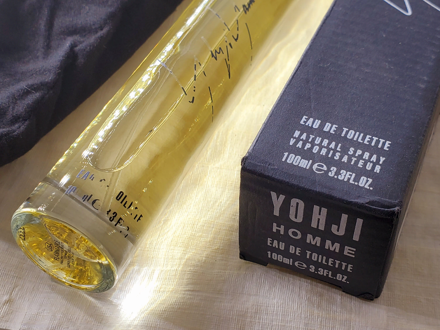 Yohji Yamamoto Pour Homme EDT Spray 100 ml 3.4 oz OR 50 ml 1.7 oz, Vintage, Rare, As pic