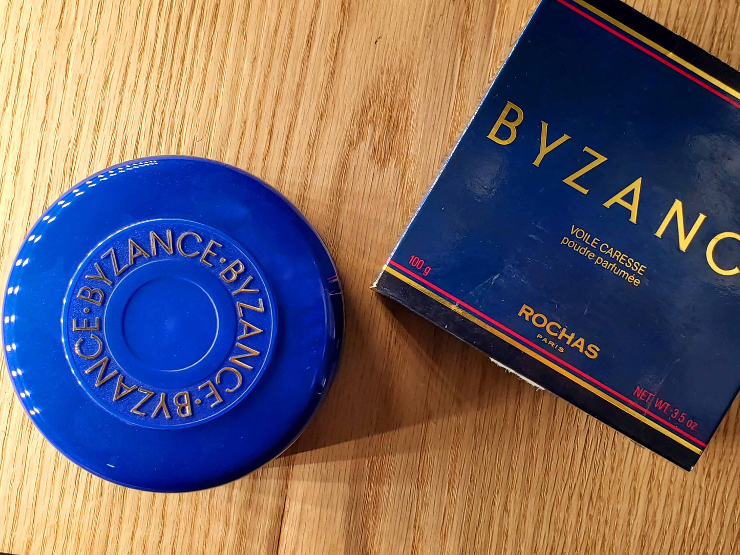 Rochas Byzance EDT Spray 100 ml 3.4 oz + Poudre Parfume 100 g, Vintage, Rare