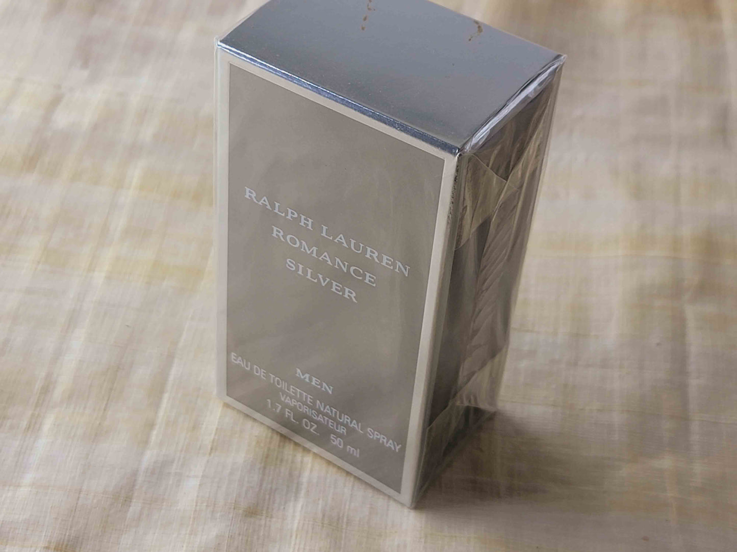 Romance Silver Ralph Lauren for men EDT Spray 100 ml 3.4 oz Or 50 ml 1.7 oz, Vintage, Rare, Sealed