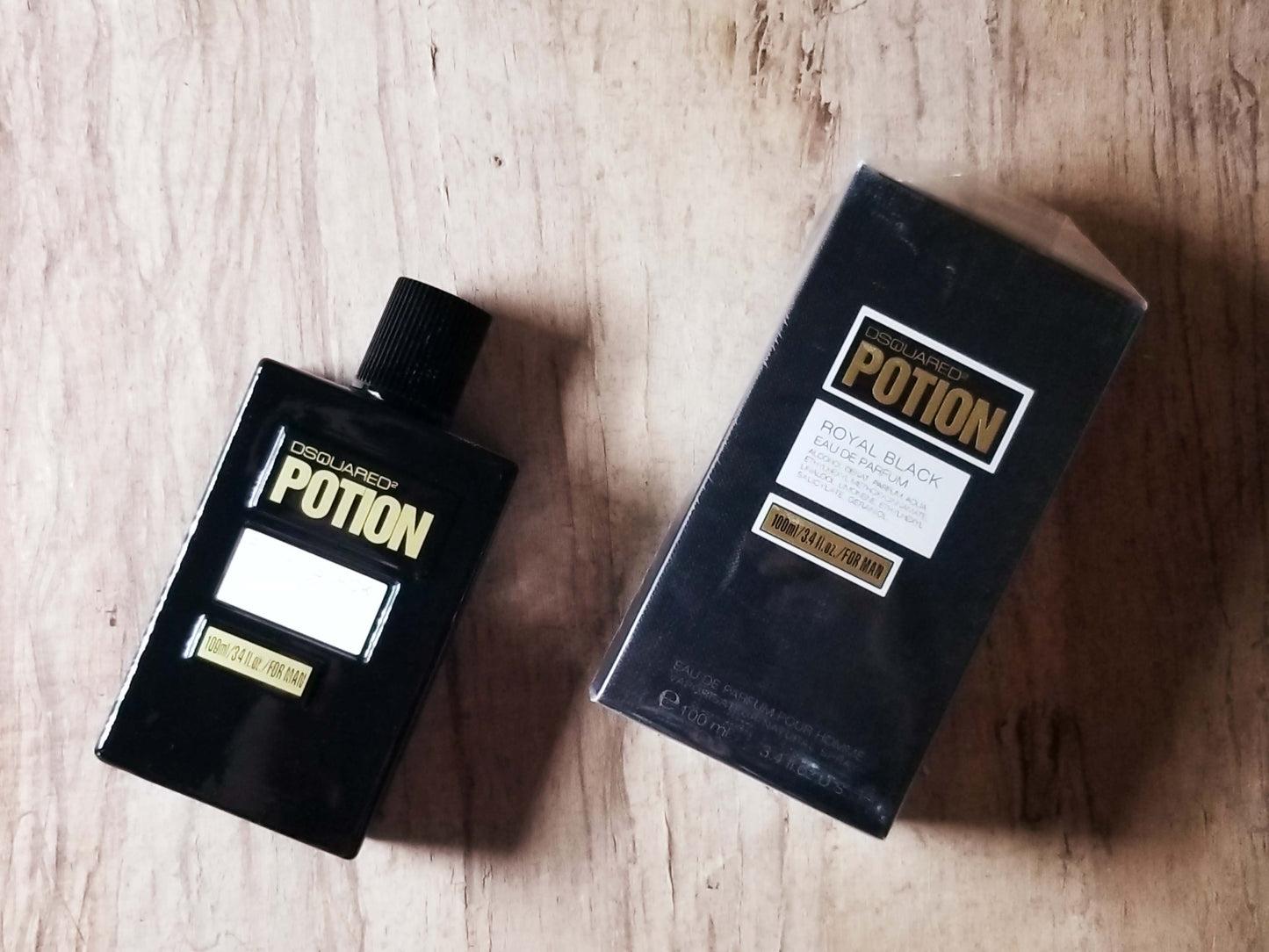 Potion Royal Black DSQUARED2 for men EDP Spray 100 ml 3.4 oz, Vintage, Rare, Sealed