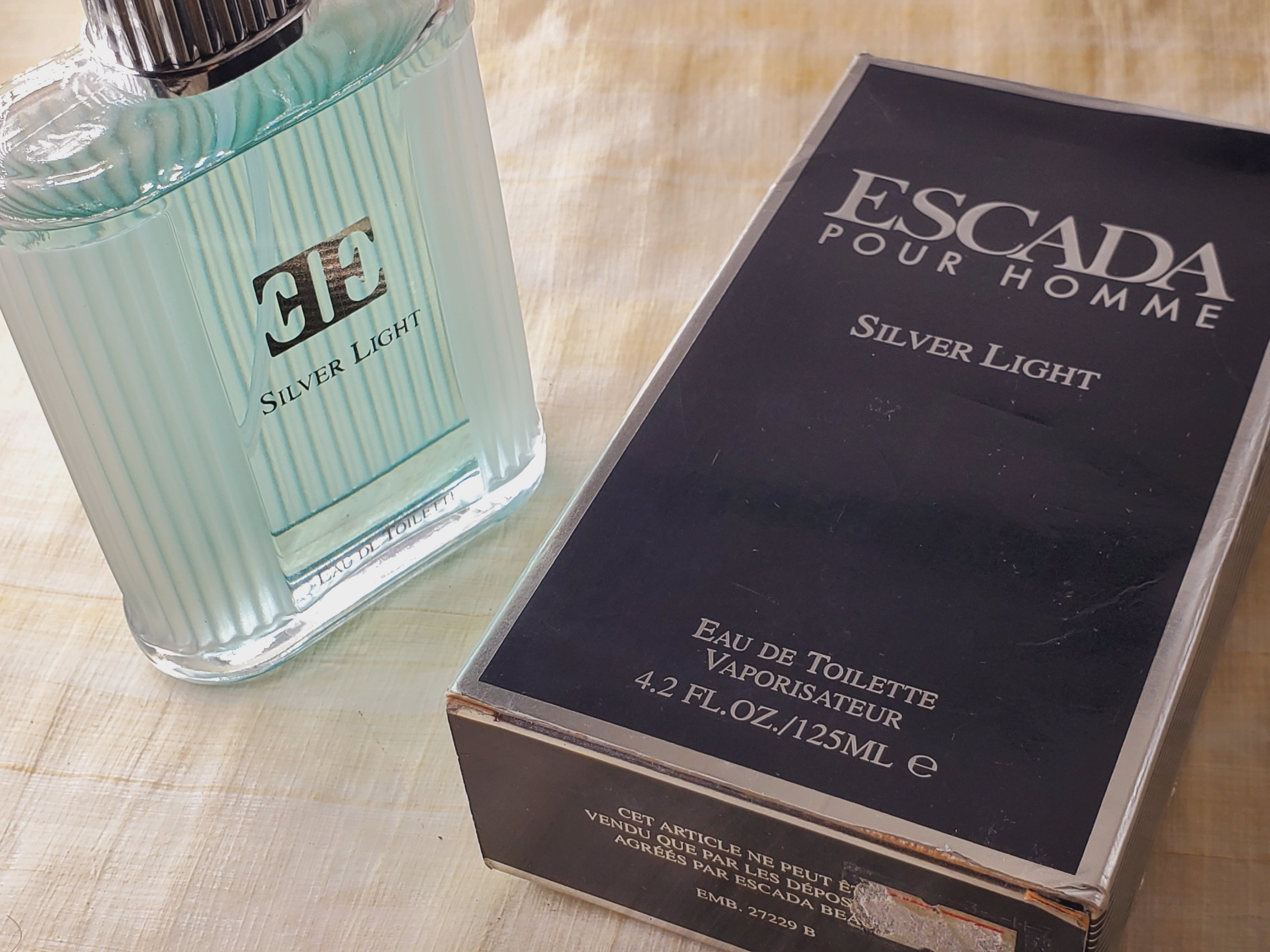 Escada pour Homme Light Silver Edition for men EDT Spray 125 ml