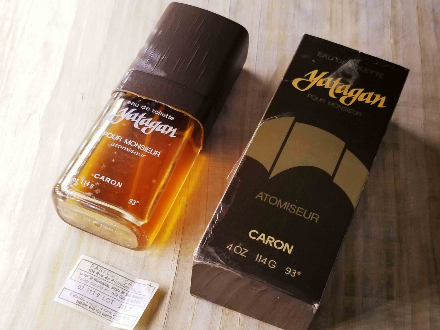 Yatagan Caron for men EDT Spray 120 ml 4 oz, Vintage, Rare