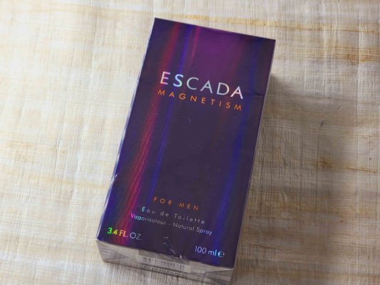 Escada Magnetism for Men EDT Spray 100 ml 3.4 oz Or 50 ml 1.7 oz, Vintage