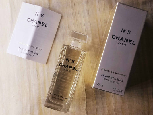 Chanel N5 Elixir Sensuel for women Fluid Body Gel 50 ml 1.7 oz, Vintage, Rare, Sealed