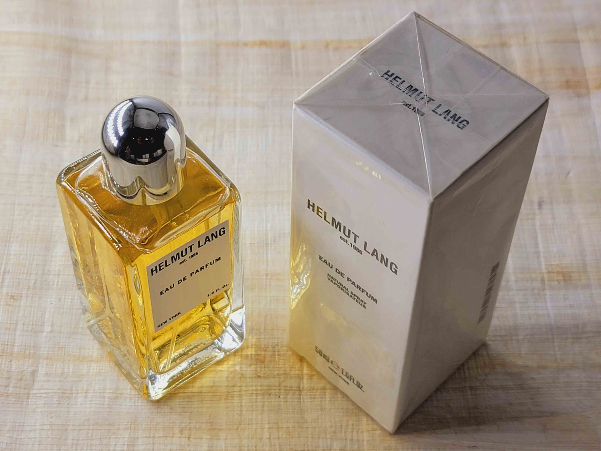 lotus fajance transmission Helmut Lang for women EDP Spray 90 ml 3 oz OR 50 ml 1.7 oz, Vintage, V –  Perfumani