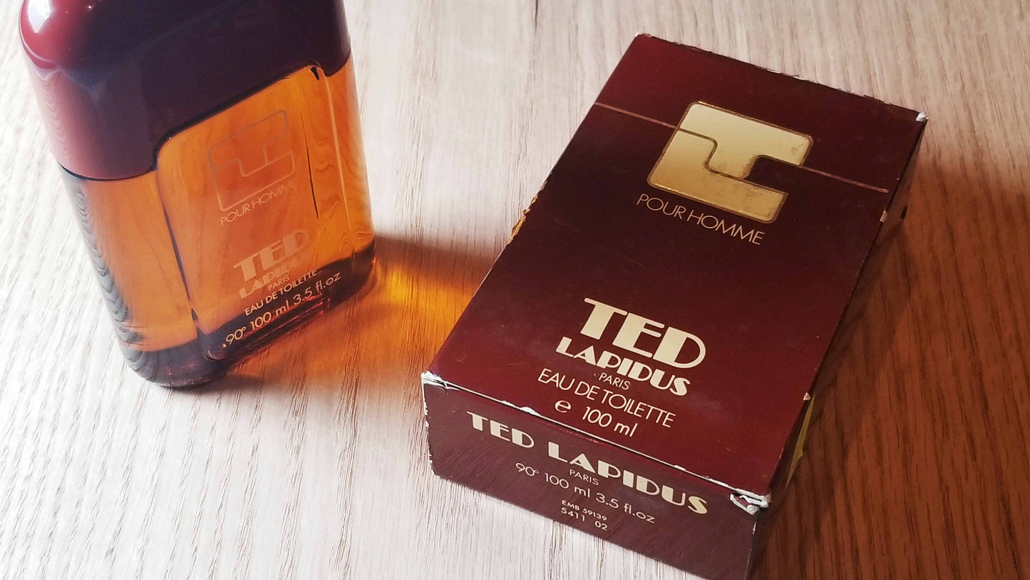 Ted Lapidus pour Homme EDT Splash 200 ml 7 oz OR 100 ml 3.4 oz, Vintage, Rare