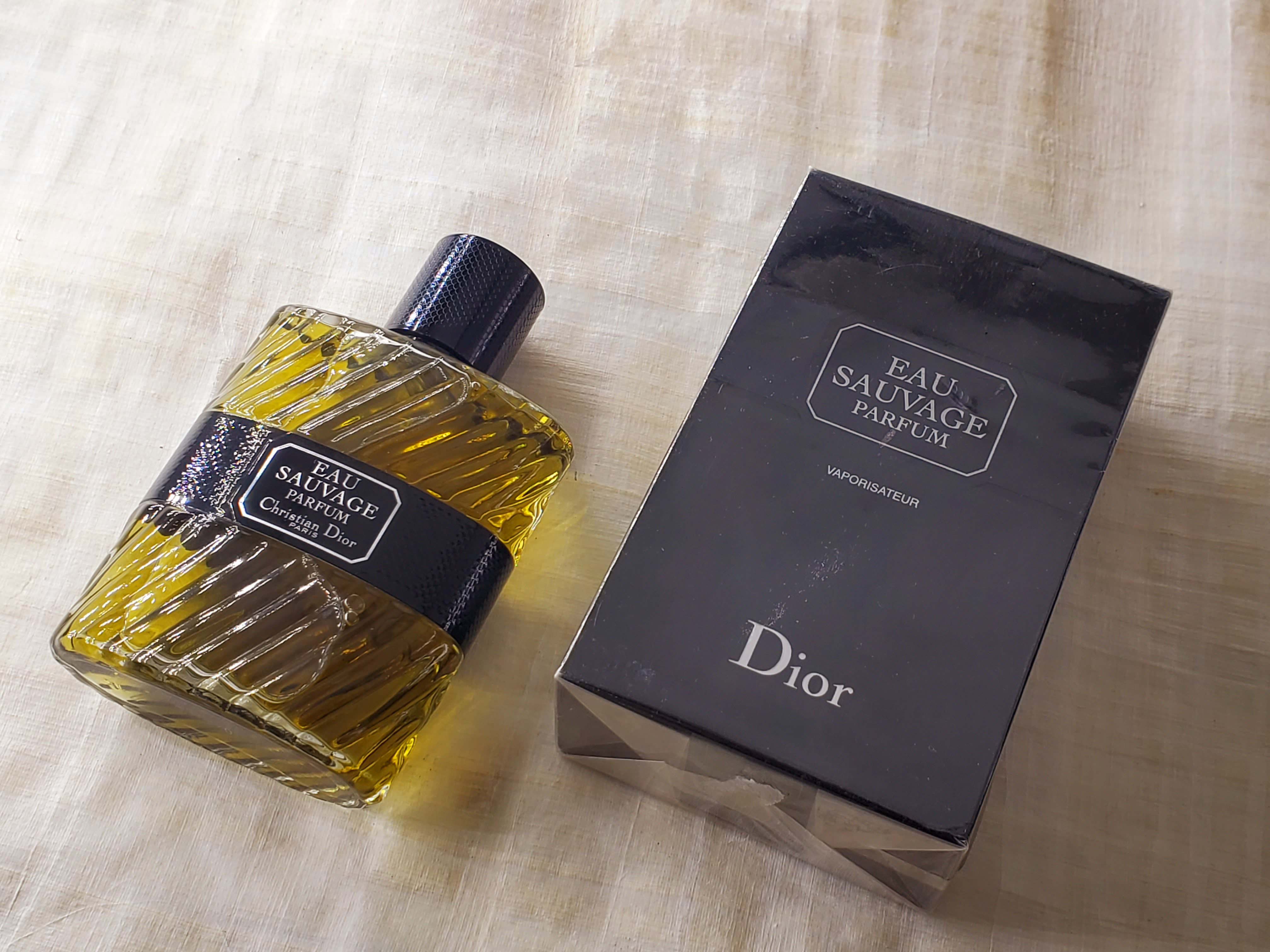 Christian dior eau sauvage parfum spray for on sale men 3.4 ounce