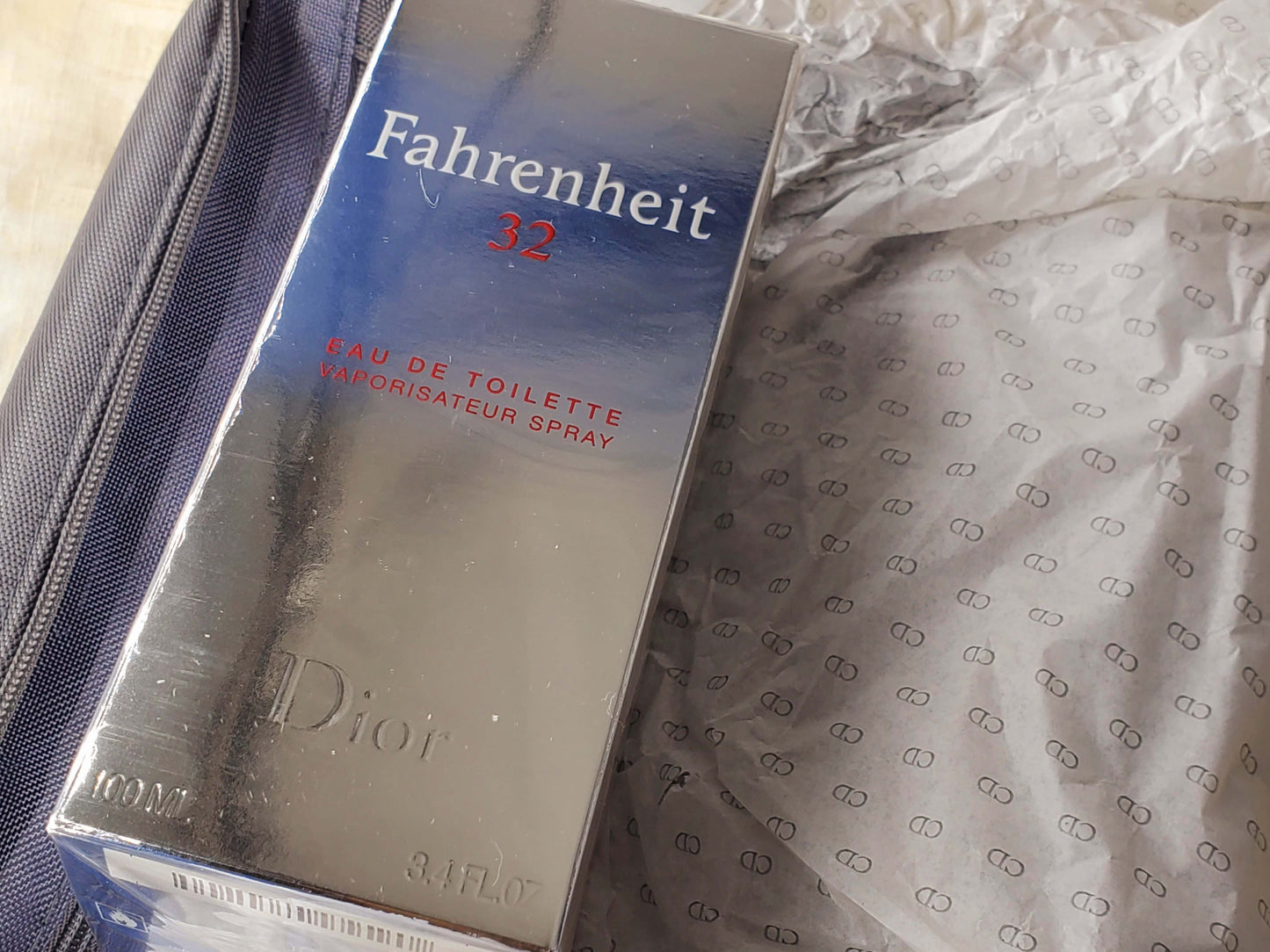 SET Fahrenheit 32 Christian Dior for men EDT Spray 100 ml 3.4 oz, Rare, Vintage, Same photos