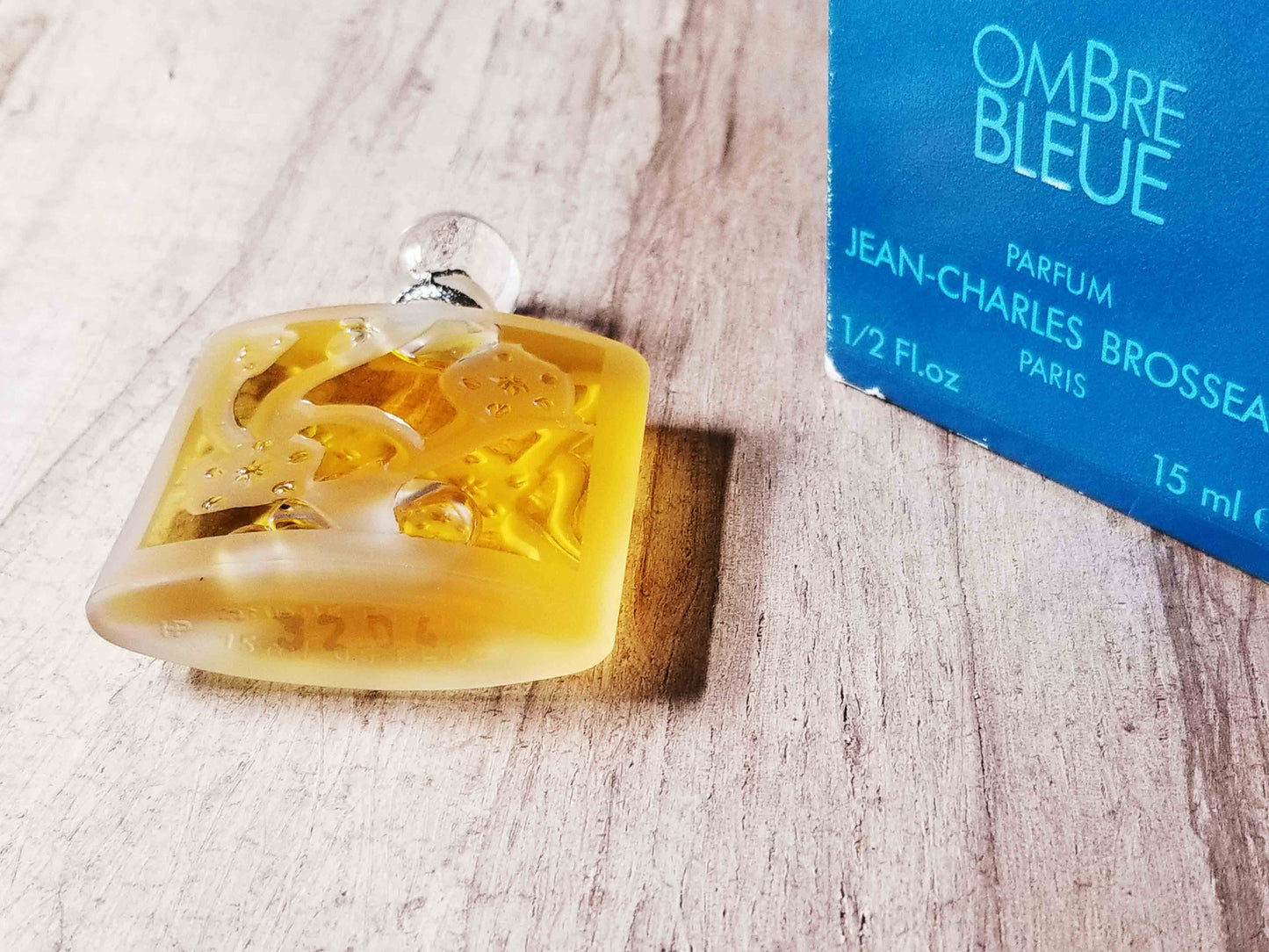 Ombre Bleue by Jean Charles Brosseau Parfum Splash 15 ml, Vintage, Rare