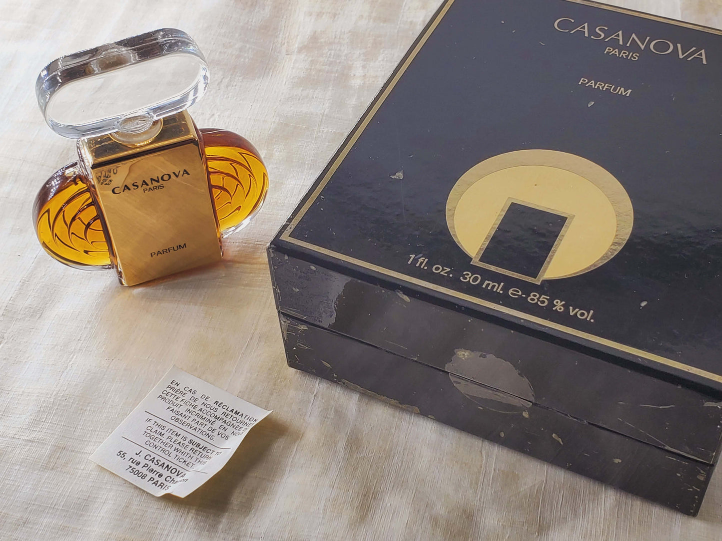 J. Casanova for women Pure Parfum Splash 30 ml 1 oz, Vintage