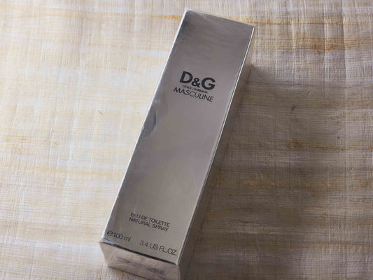 Dolce & Gabbana Masculine EDT Spray 100 ml 3.4 oz Or 50 ml 1.7 oz, Vintage, Rare, Sealed