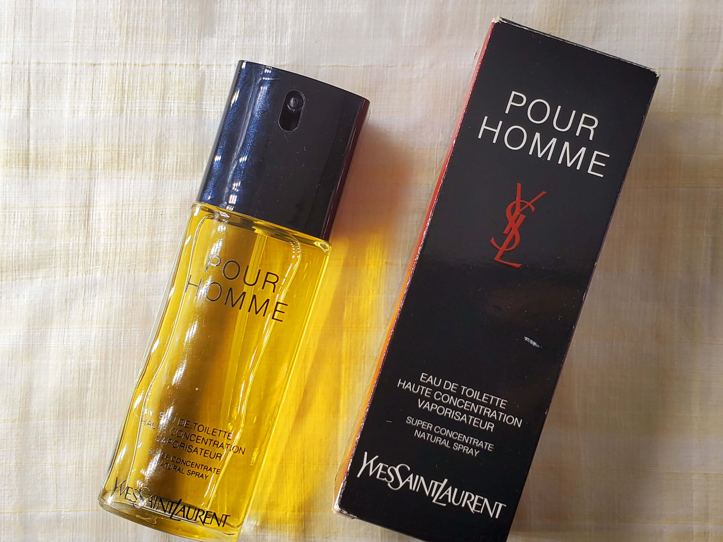 Yves Saint Laurent Pour Homme Haute Concentration for men EDT Spray 100 ml 3.4 oz, Rare, Vintage