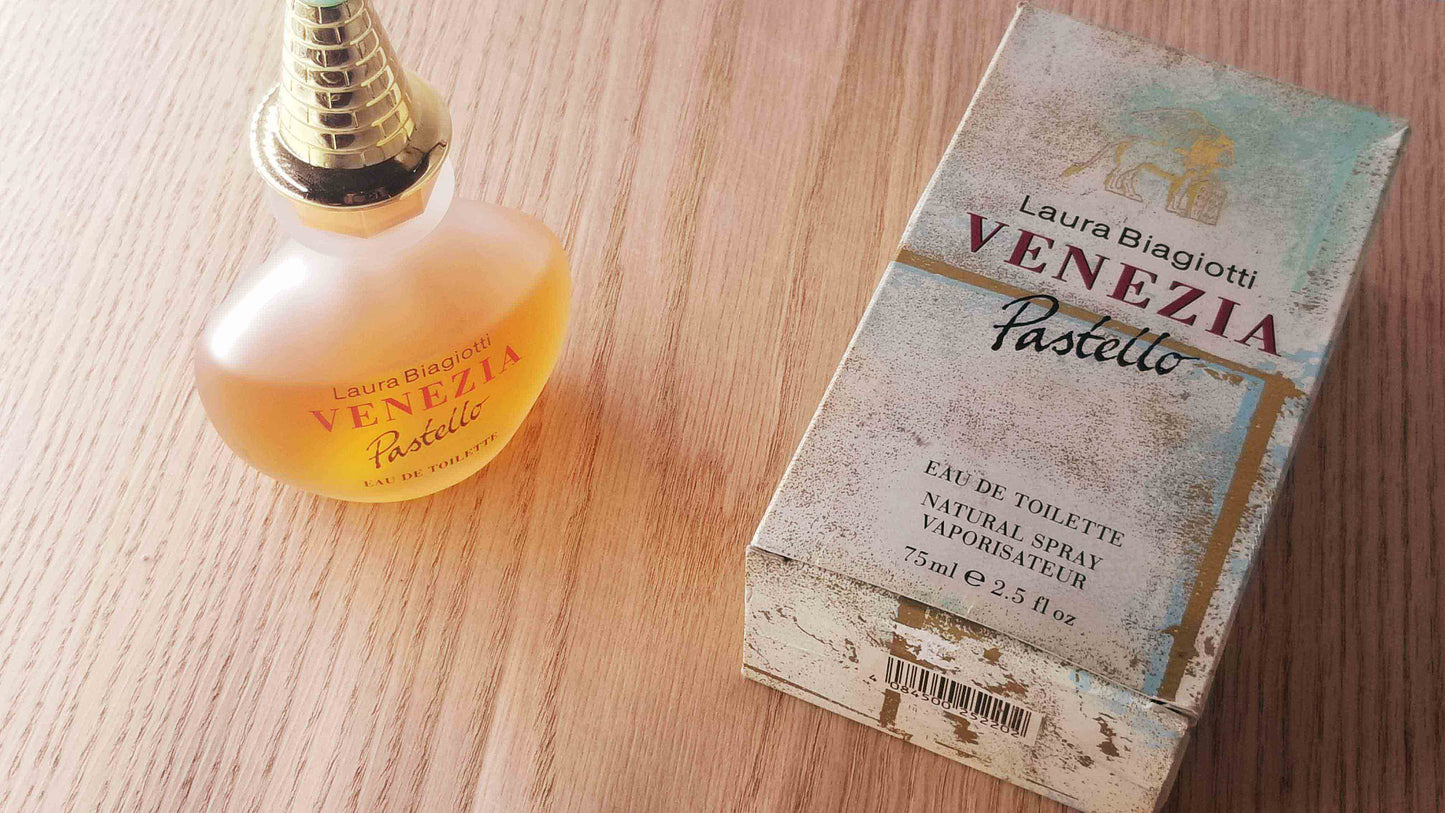Venezia Pastello by Laura Biagiotti for Women EDT Spray 75 ml 2.5 oz, Rare, Vintage