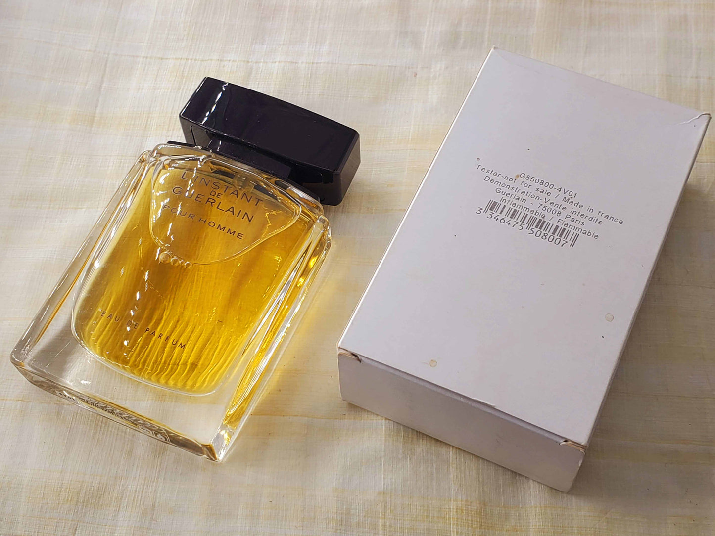 L'Instant (patch 2014) de Guerlain Pour Homme Eau Extreme EDP Spray 75 ml 2.5 oz, Vintage, Rare, TESTER