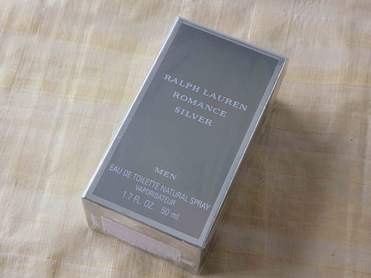 Romance Silver Ralph Lauren for men EDT Spray 100 ml 3.4 oz Or 50 ml 1.7 oz, Vintage, Rare, Sealed