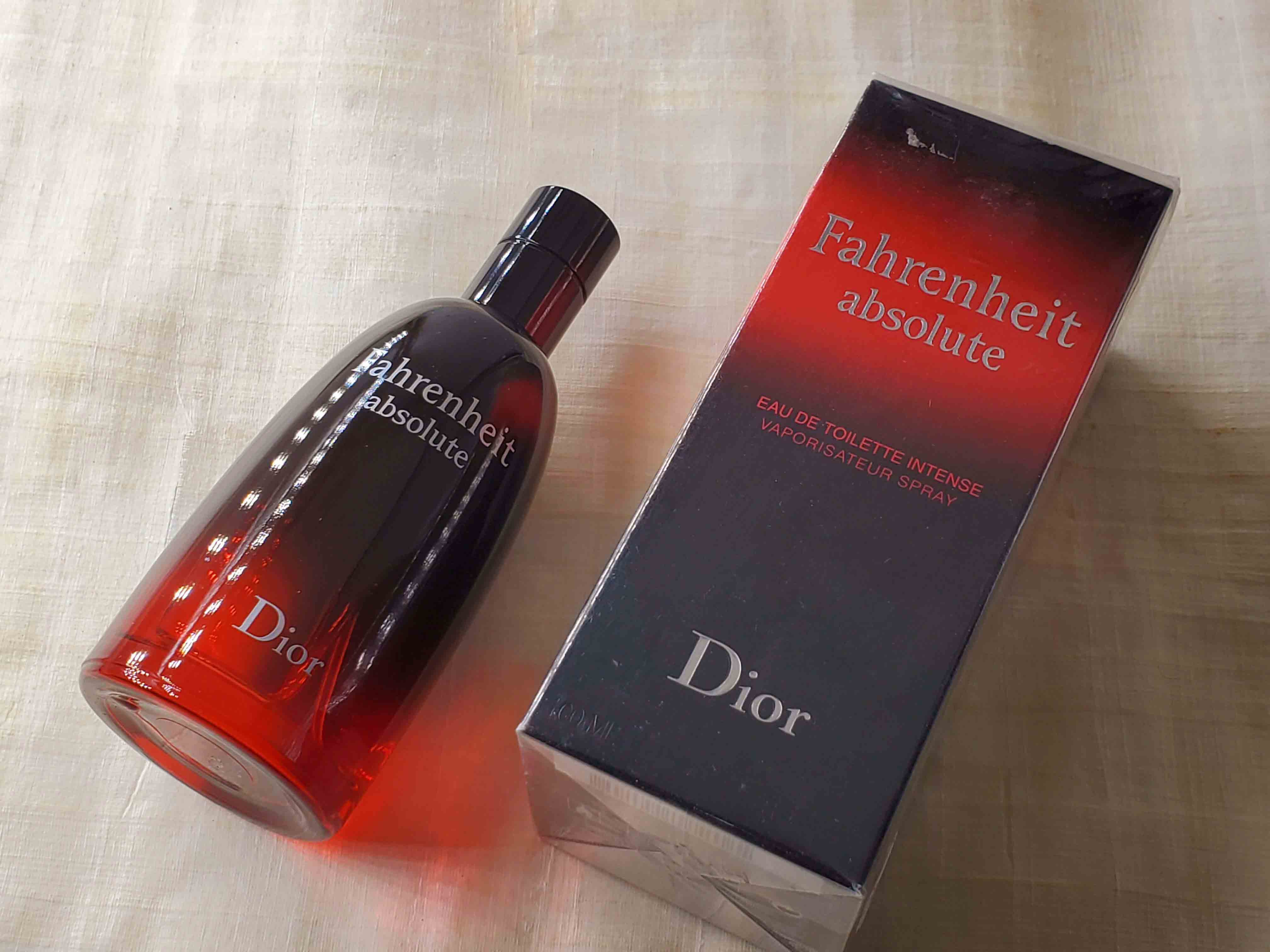 Fahrenheit Absolute Christian Dior for men EDT Spray 100 ml 3.4 oz