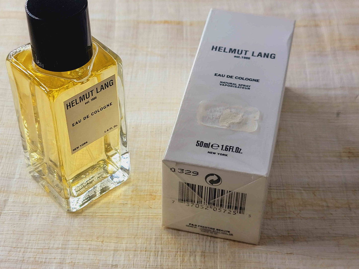 Eau de Cologne Helmut Lang for men EDC Spray 100 ml 3.4 oz Or 50 ml 1.7 oz, Vintage, Rare