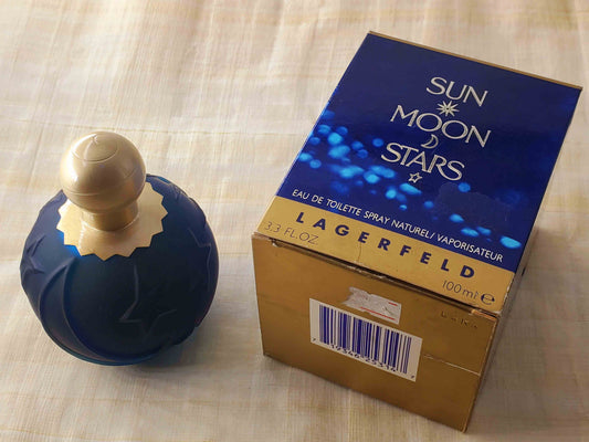 Sun Moon Stars Karl Lagerfeld for women EDT Spray 100 ml 3.4 oz OR 50 ml 1.7 oz NIB, Vintage, Rare