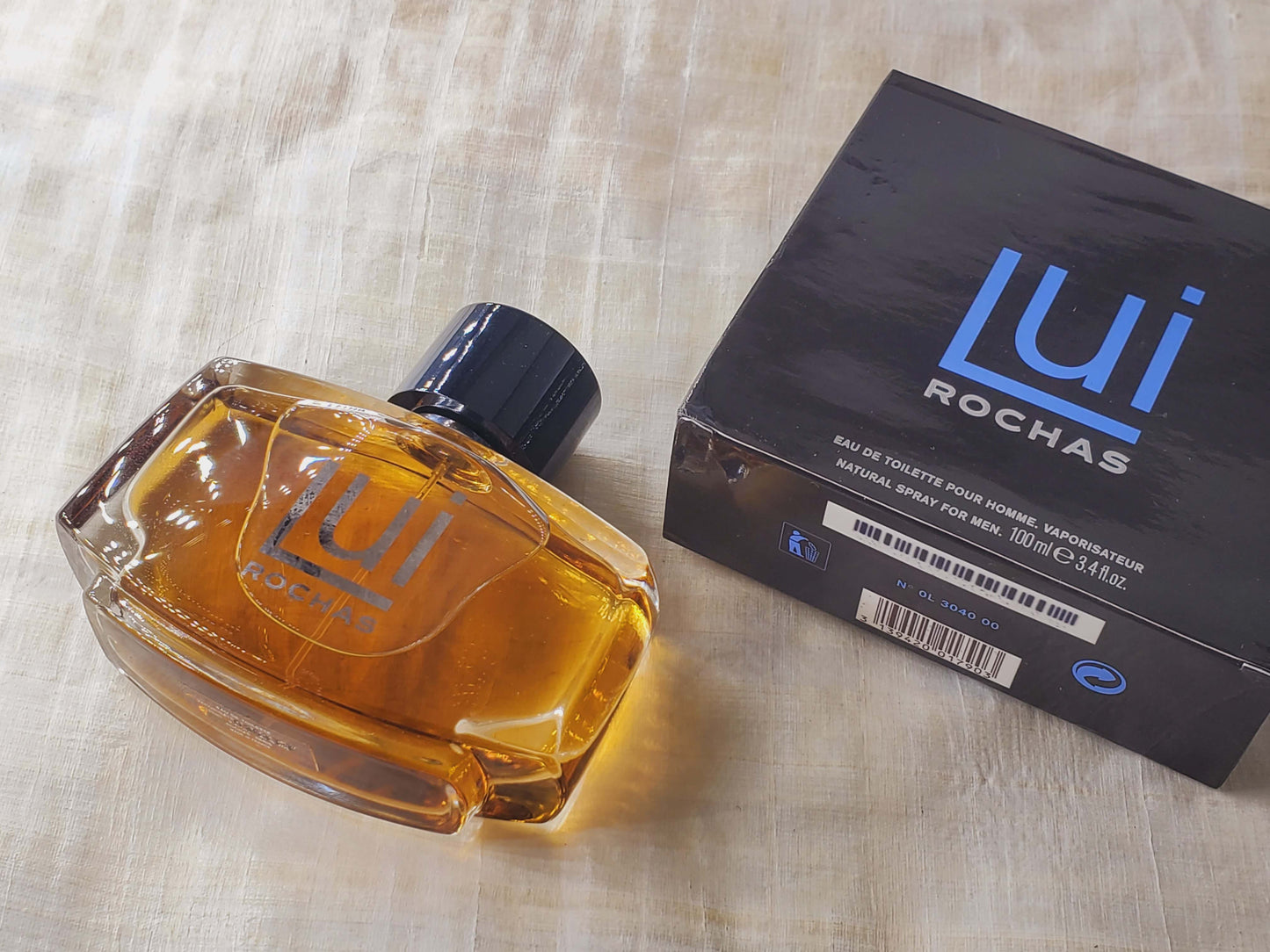 Lui Rochas for men EDT Spray 100 ml 3.4 oz, Vintage, Rare