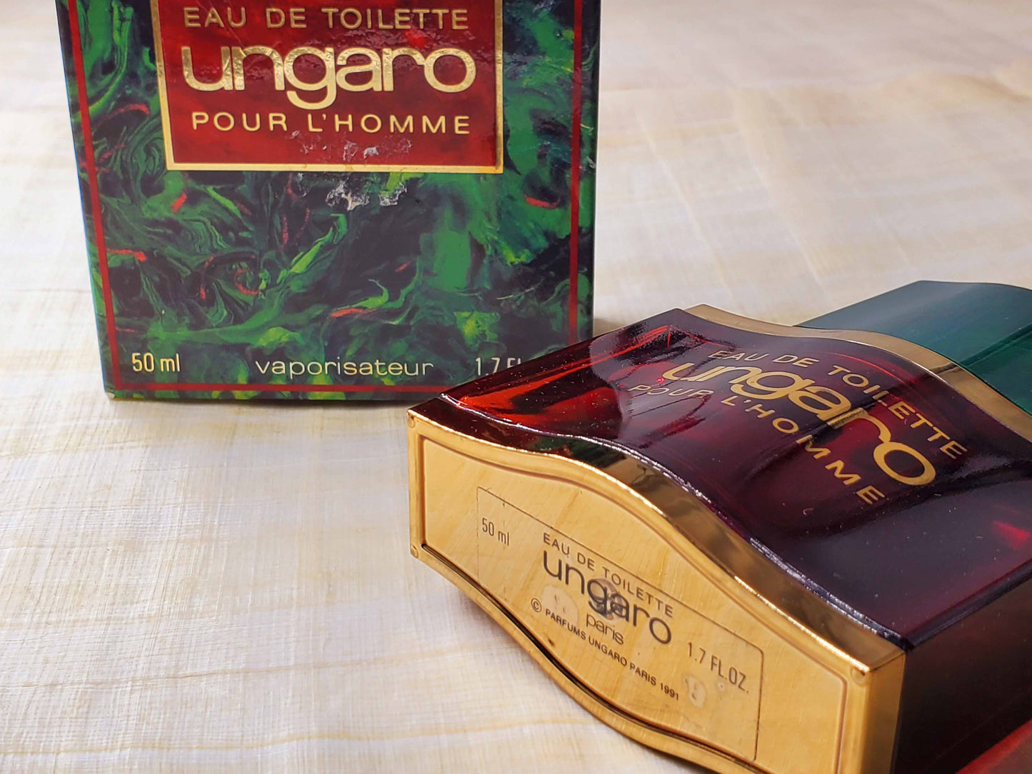 Ungaro pour L'Homme Emanuel Ungaro for men EDT Spray 50 ml 1.7 oz, Vintage, Rare