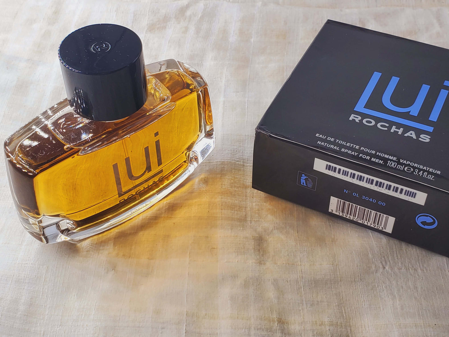 Lui Rochas for men EDT Spray 100 ml 3.4 oz, Vintage, Rare